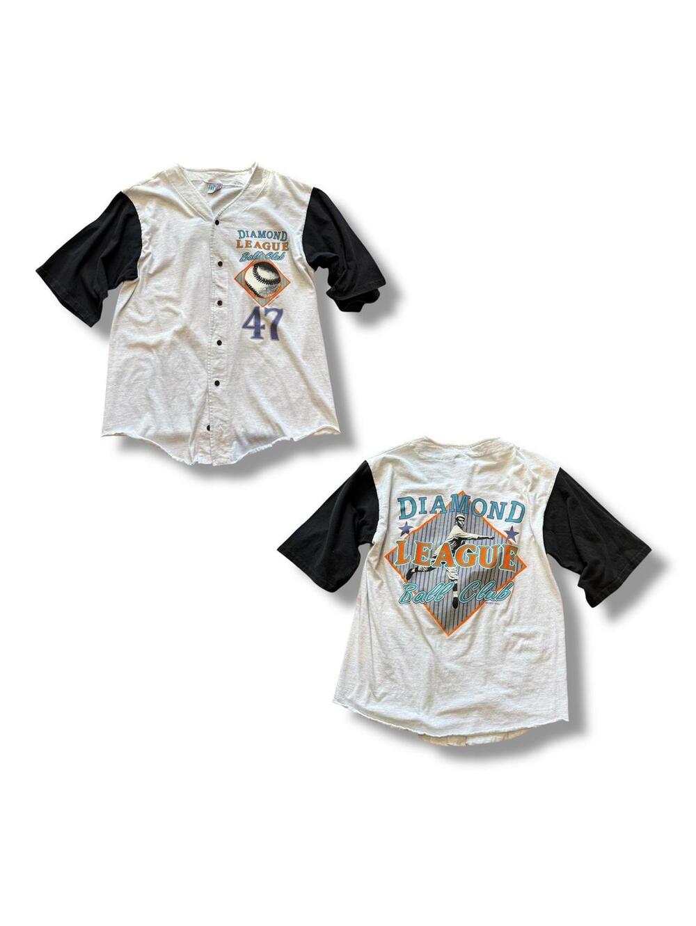 Colorblock Baseball Jersey Tee
